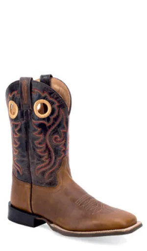 Old West Mens Square Toe Boots BSM1914