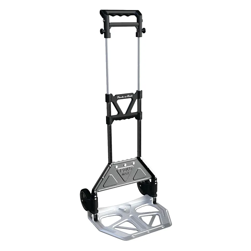 Olympia Tools PACK-N-ROLL Series 85-609 Folding Cart, 150 lb, 15-1/4 in OAW, 11 in OAH, Aluminum :EA: QUANTITY: 1