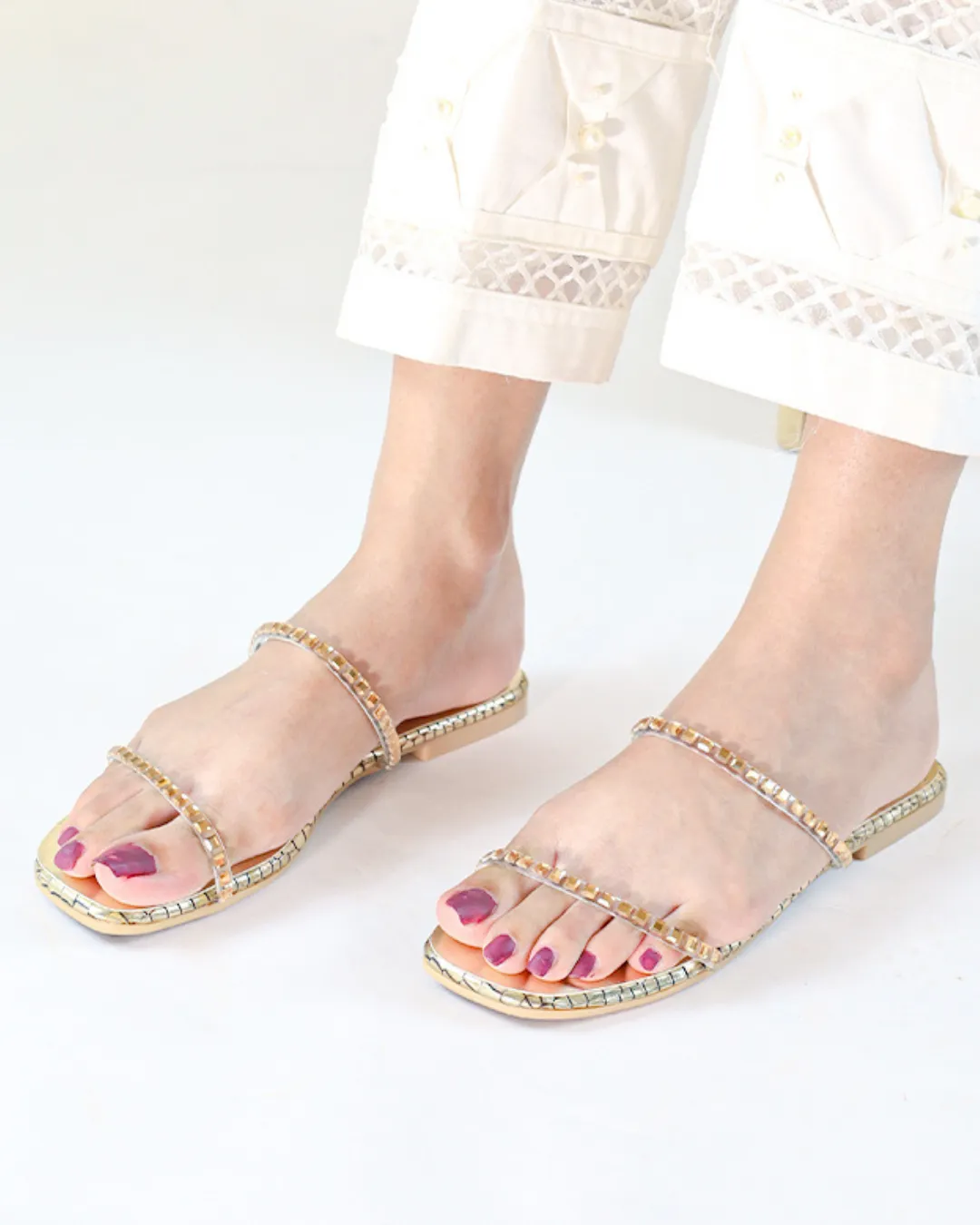 Ornamel Slides - Gold