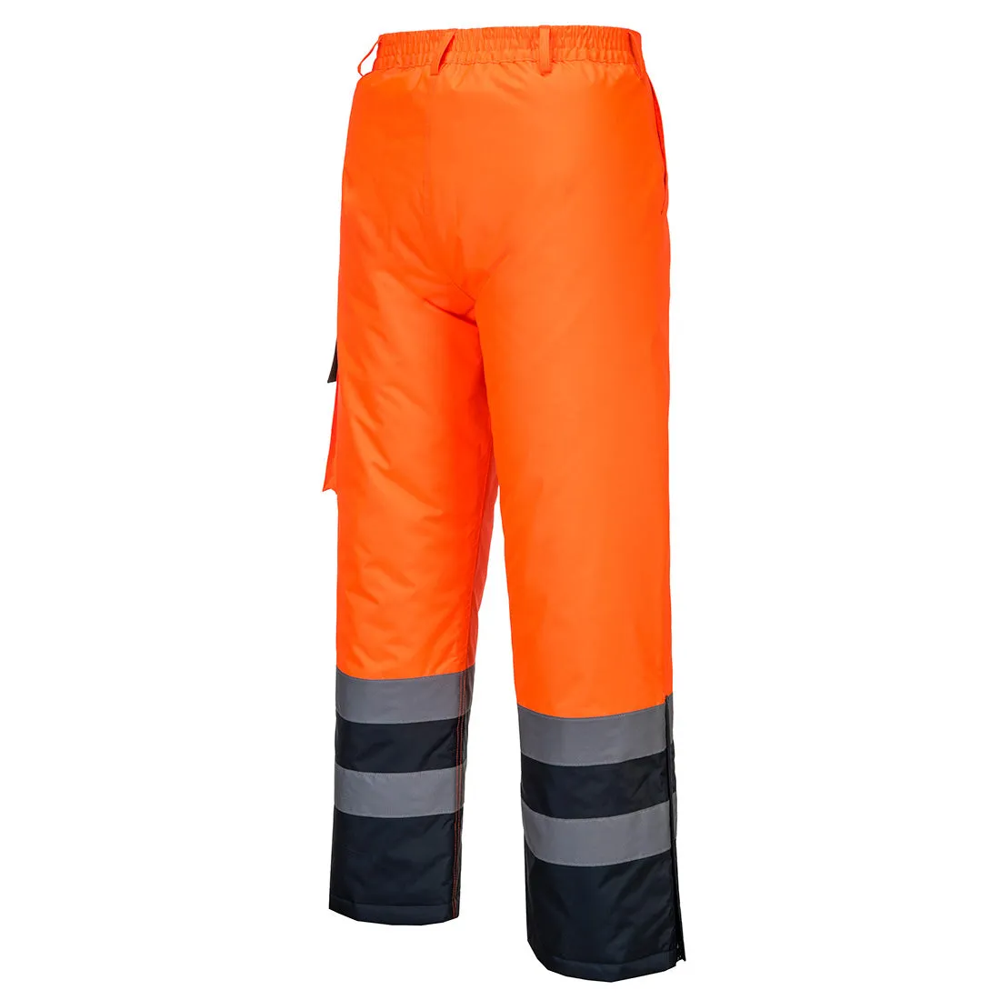 Portwest S686 Hi Vis Contrast Trousers - Lined