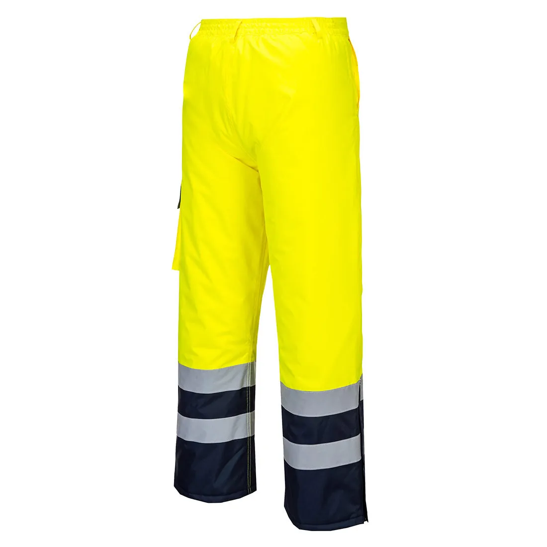 Portwest S686 Hi Vis Contrast Trousers - Lined