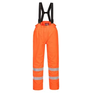 Portwest S781 Bizflame Rain Lined- Hi Vis Antistatic FR Trousers