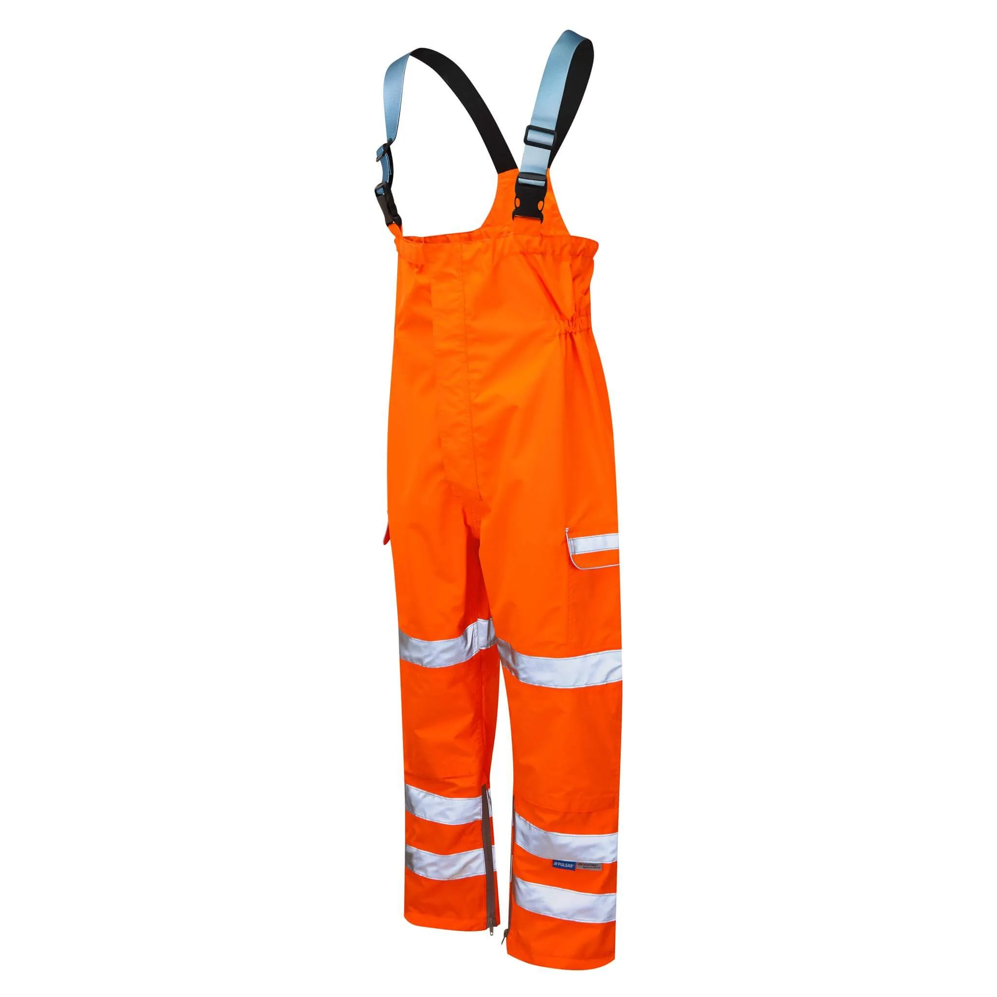 PULSAR PR504 Rail Spec Foul Weather Hi Vis Waterproof Bib and Brace Trousers