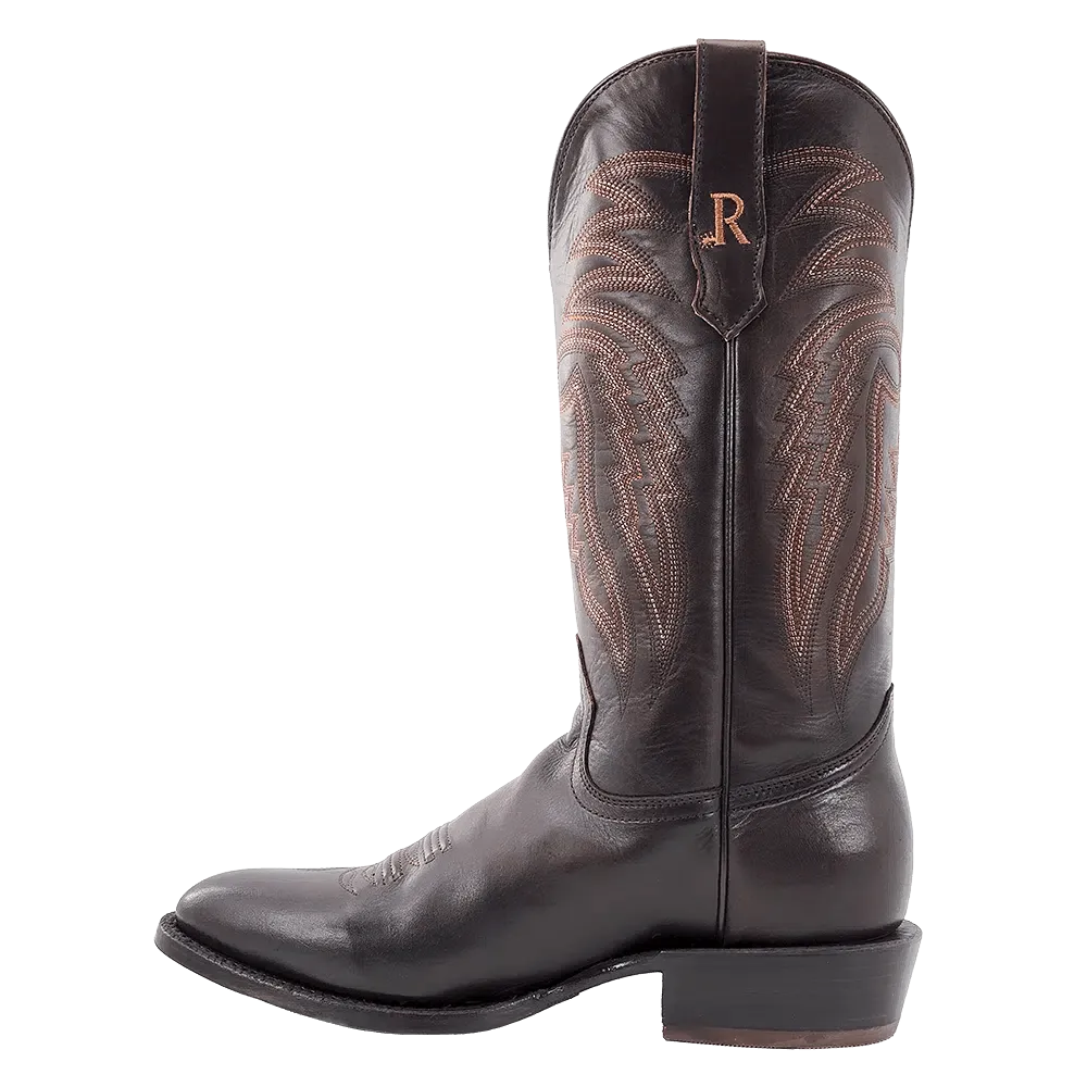 R. Watson Men's Chocolate Sinatra Cowhide Western Boots RW7009-3
