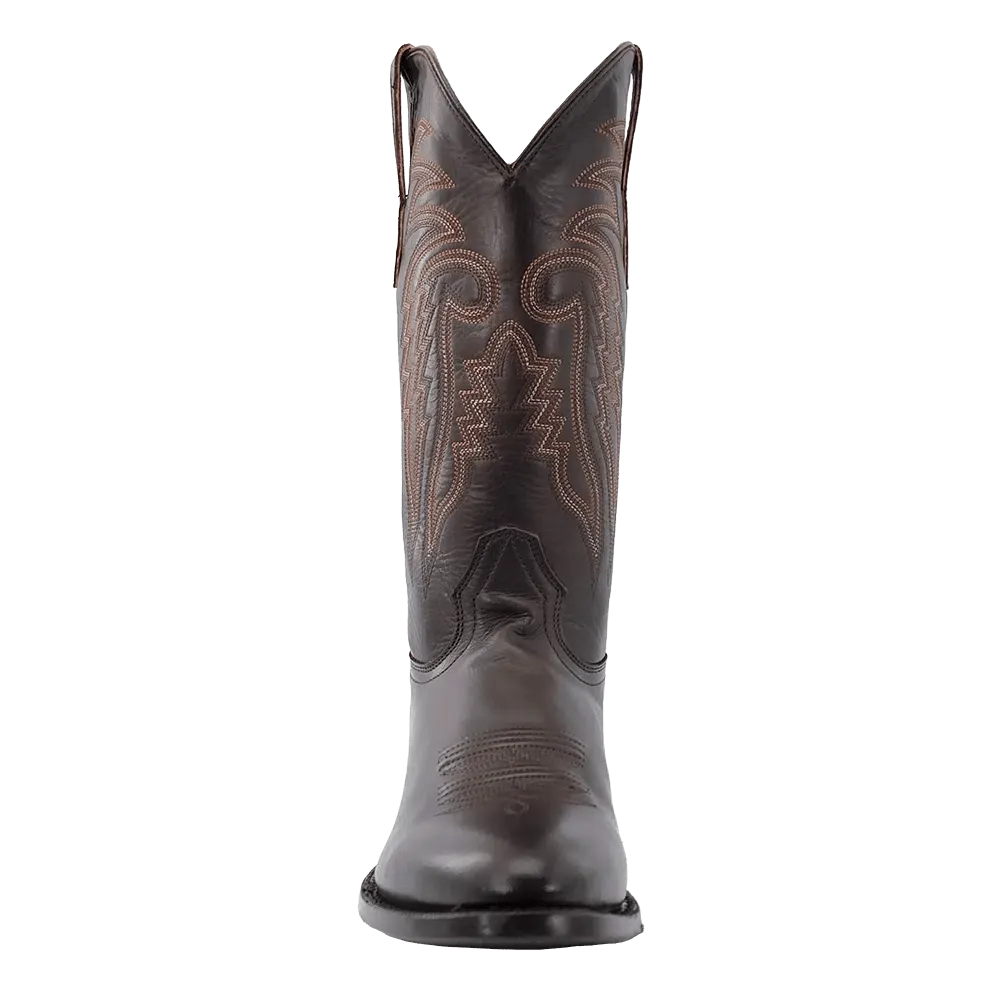 R. Watson Men's Chocolate Sinatra Cowhide Western Boots RW7009-3