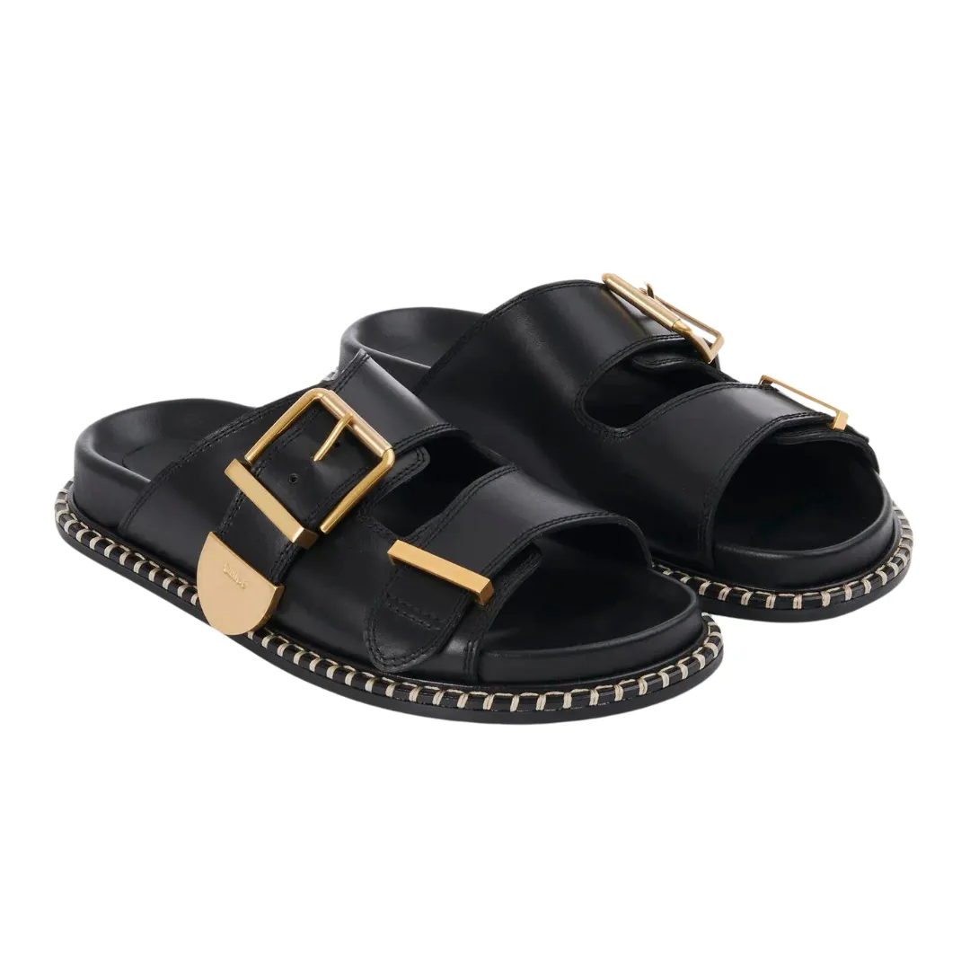 Rebecca Buckle Slip On Sandle