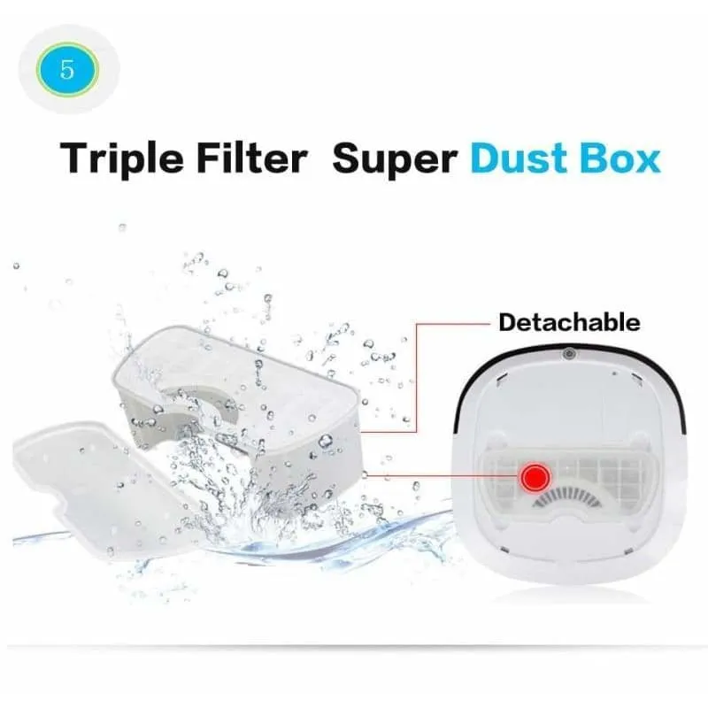 Rechargeable Smart Robot Vacuum Cleaner