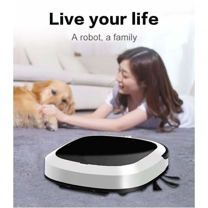 Rechargeable Smart Robot Vacuum Cleaner