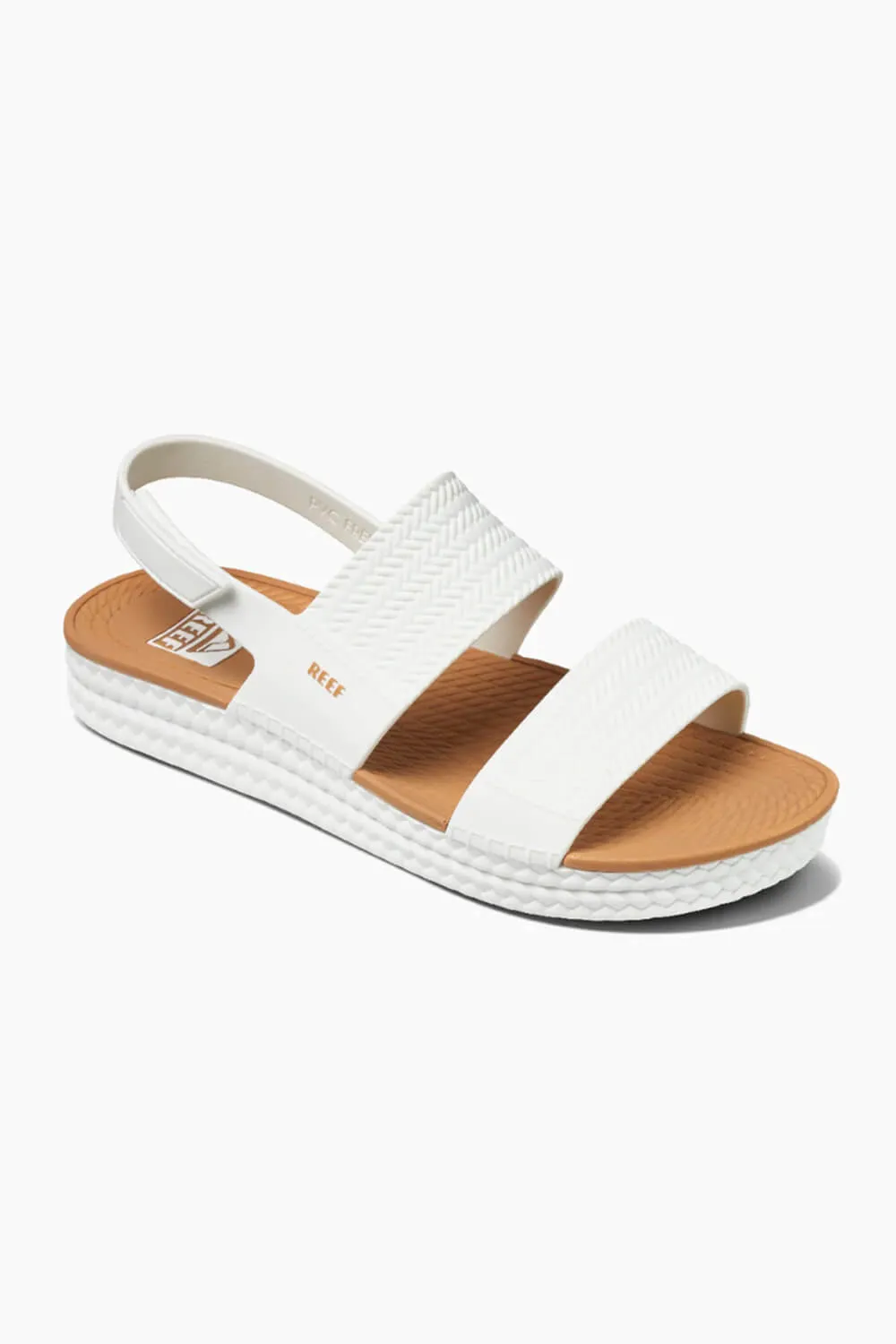 Reef Shoes Water Visa Sandals for Women in White/Tan | CI8574
