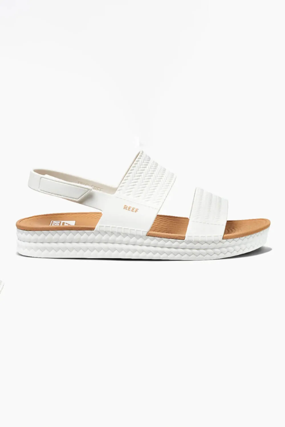 Reef Shoes Water Visa Sandals for Women in White/Tan | CI8574