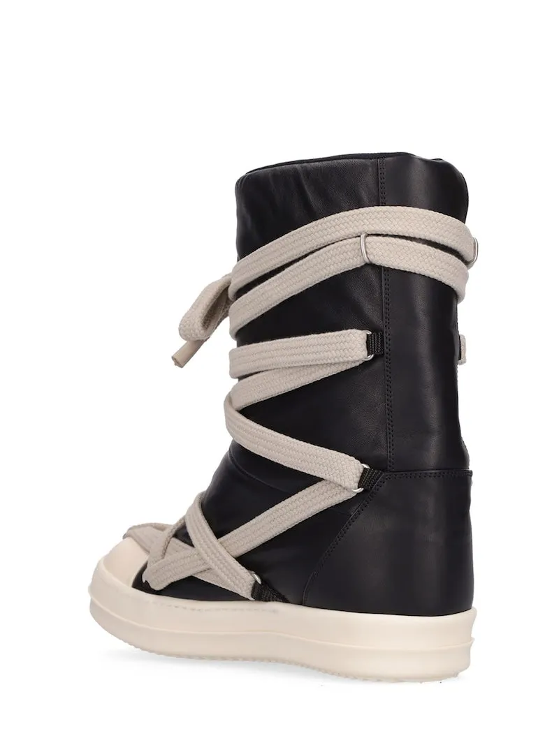 Rick Owens Puffer Mega Lace Boots RU02B2895-LLPW1