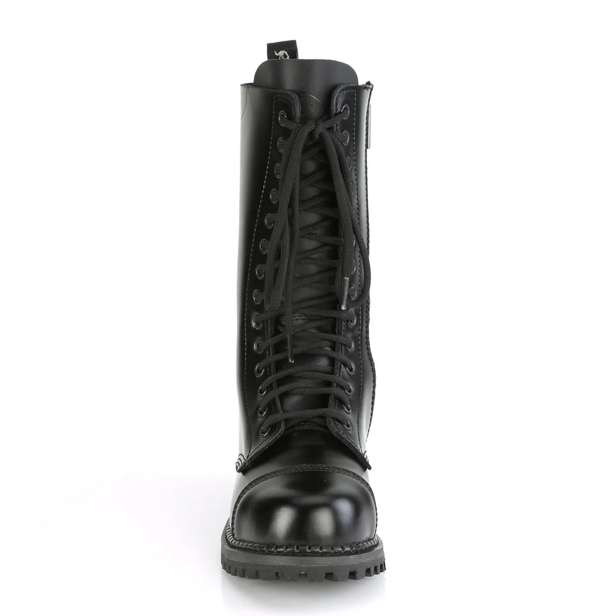 Riot-14 Leather Mid-Calf Combat Boots - Unisex