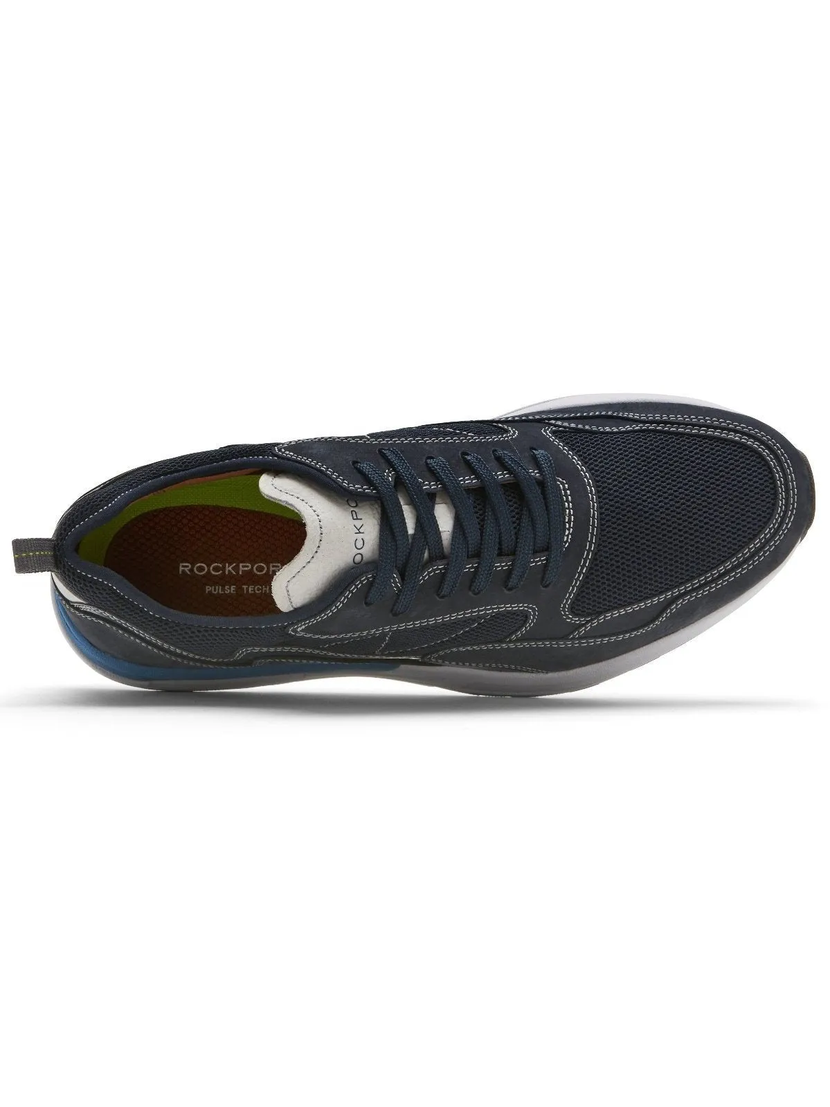 Rockport Men's Pulsetech Sport Ubal Sneakers Navy Nubuck/Mesh CI3547