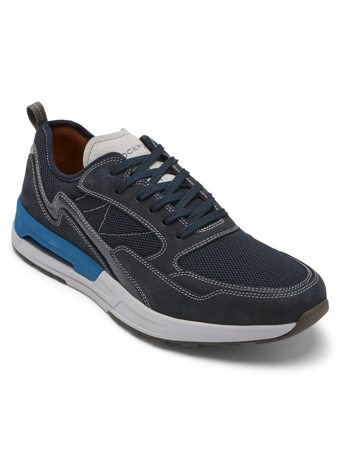 Rockport Men's Pulsetech Sport Ubal Sneakers Navy Nubuck/Mesh CI3547