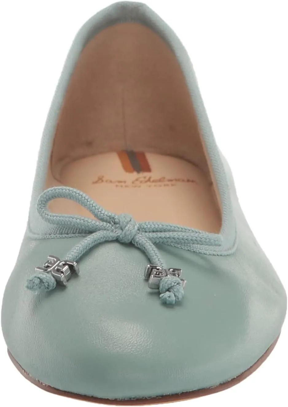 Sam Edelman Felicia Tide Blue Luxe Slip On Rounded Toe Flexible Ballet Flats