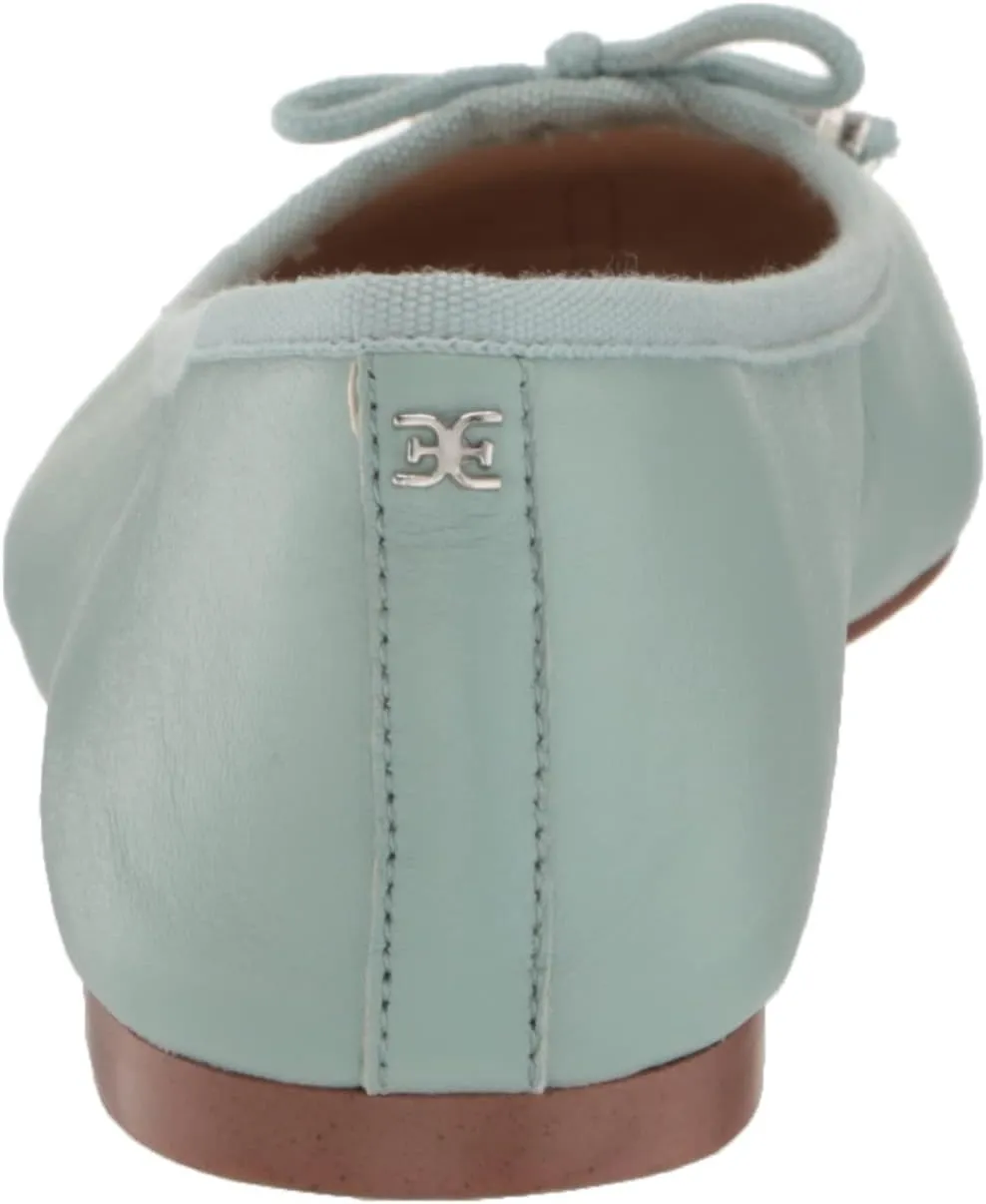 Sam Edelman Felicia Tide Blue Luxe Slip On Rounded Toe Flexible Ballet Flats