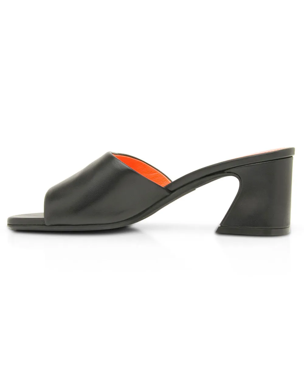 Sandal Mule Padded in Black