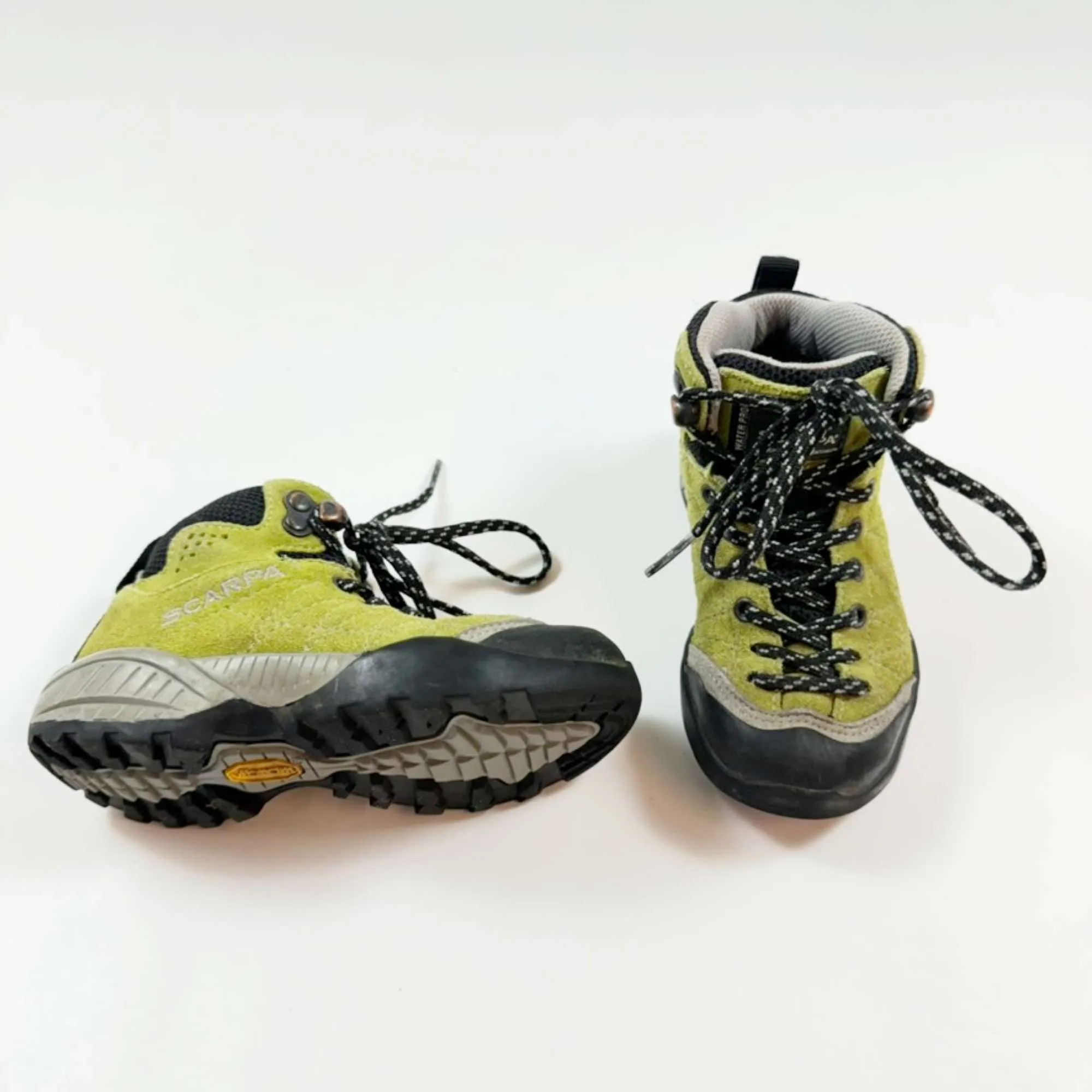 Scarpa green Zen Mid Kid hiking boots 25