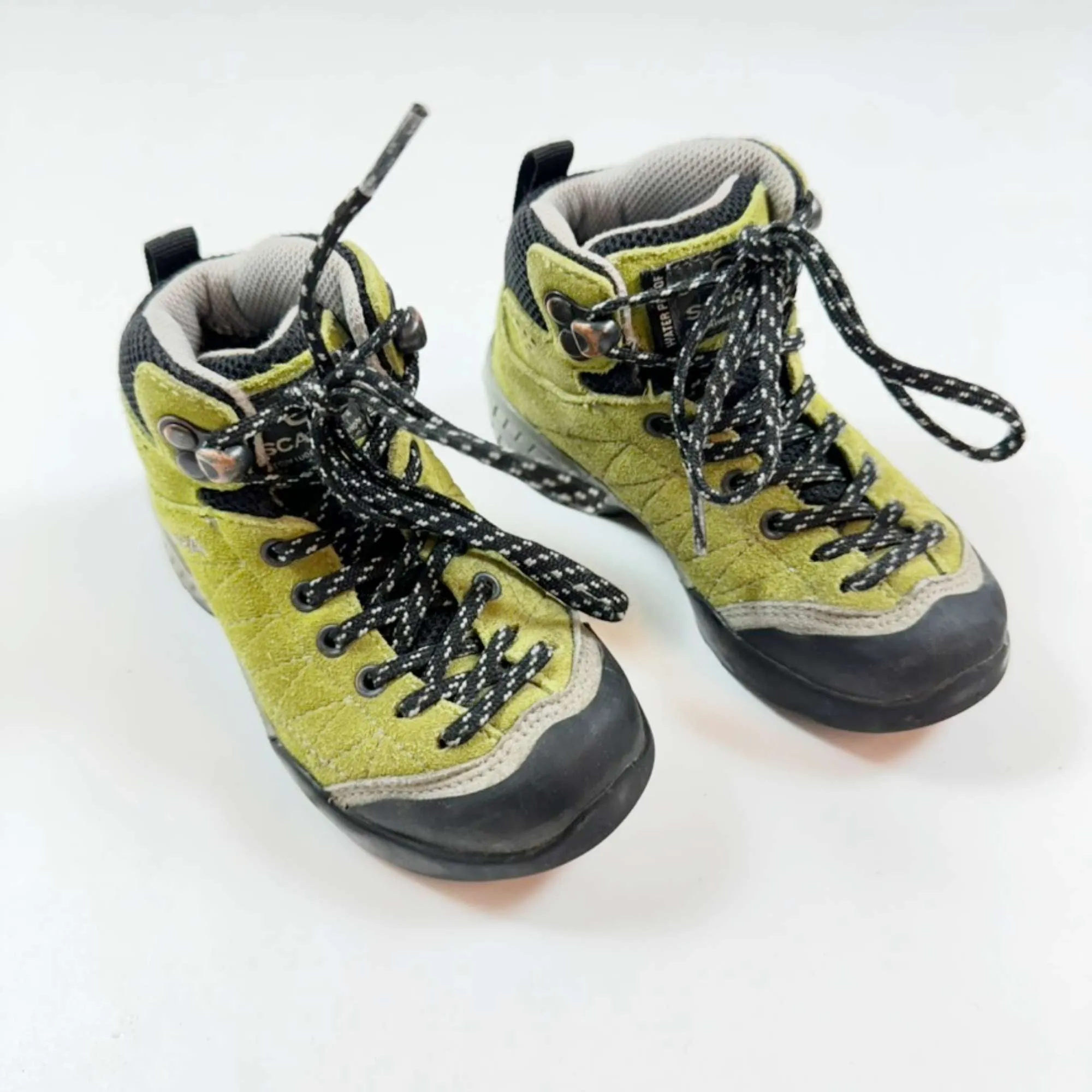 Scarpa green Zen Mid Kid hiking boots 25
