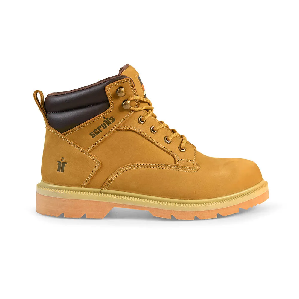 Scruffs Verona Safety Boots Tan Size 7-12