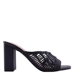 Solsana Sammy Black Mule