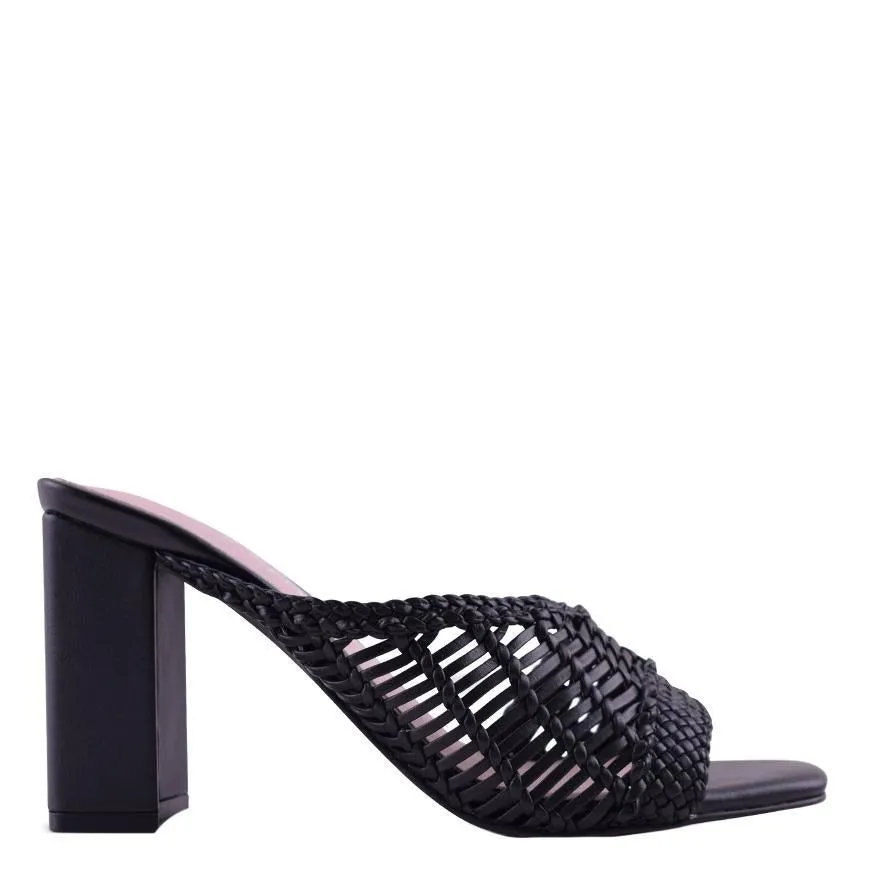 Solsana Sammy Black Mule