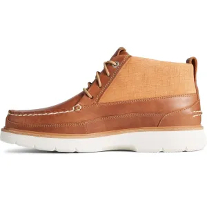 Sperry Authentic Original Plushwave L Tan Suede and full-grain leather Male Mens Boots