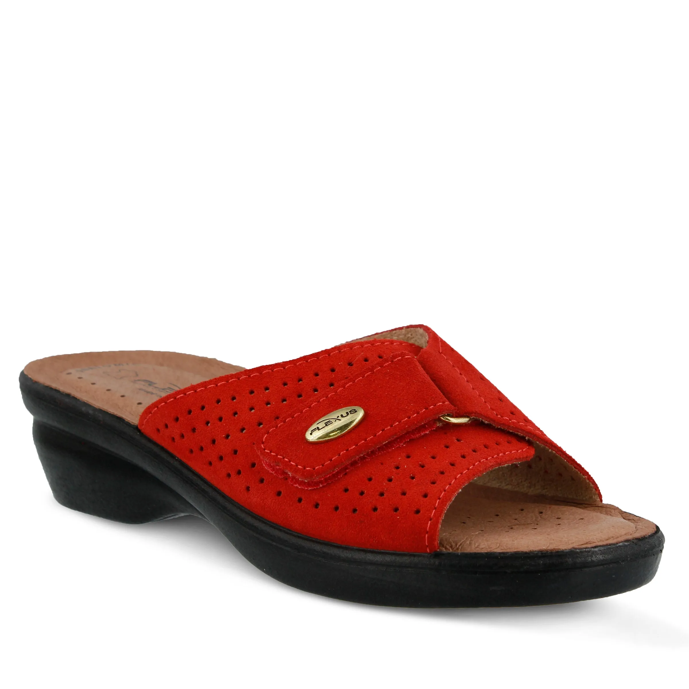 Spring Step Shoes  Flexus Kea Slide Sandal Women’s Suede Leather Made In Italy
