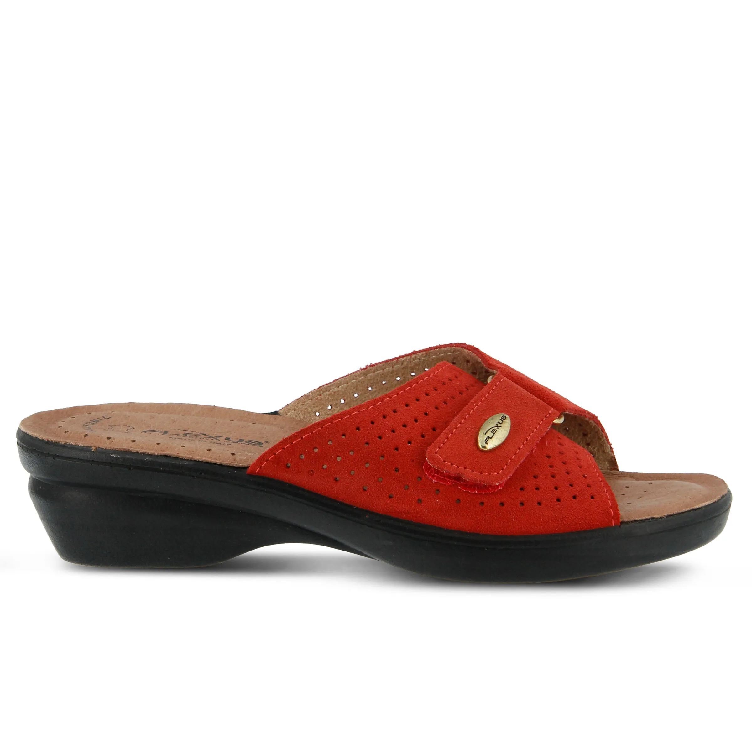 Spring Step Shoes  Flexus Kea Slide Sandal Women’s Suede Leather Made In Italy