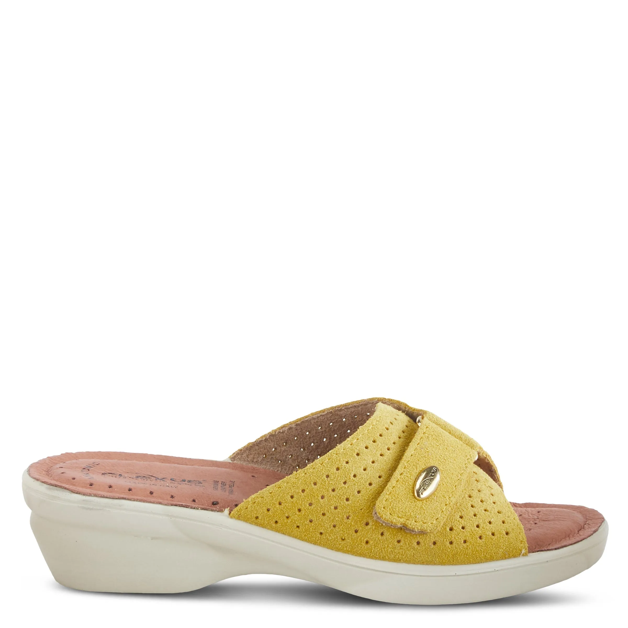 Spring Step Shoes  Flexus Kea Slide Sandal Women’s Suede Leather Made In Italy