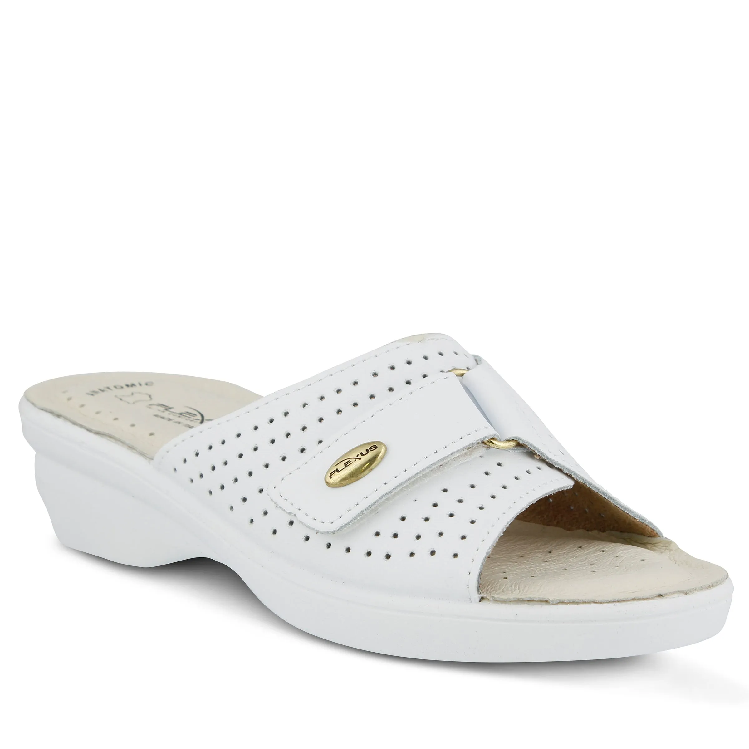 Spring Step Shoes  Flexus Kea Slide Sandal Women’s Suede Leather Made In Italy