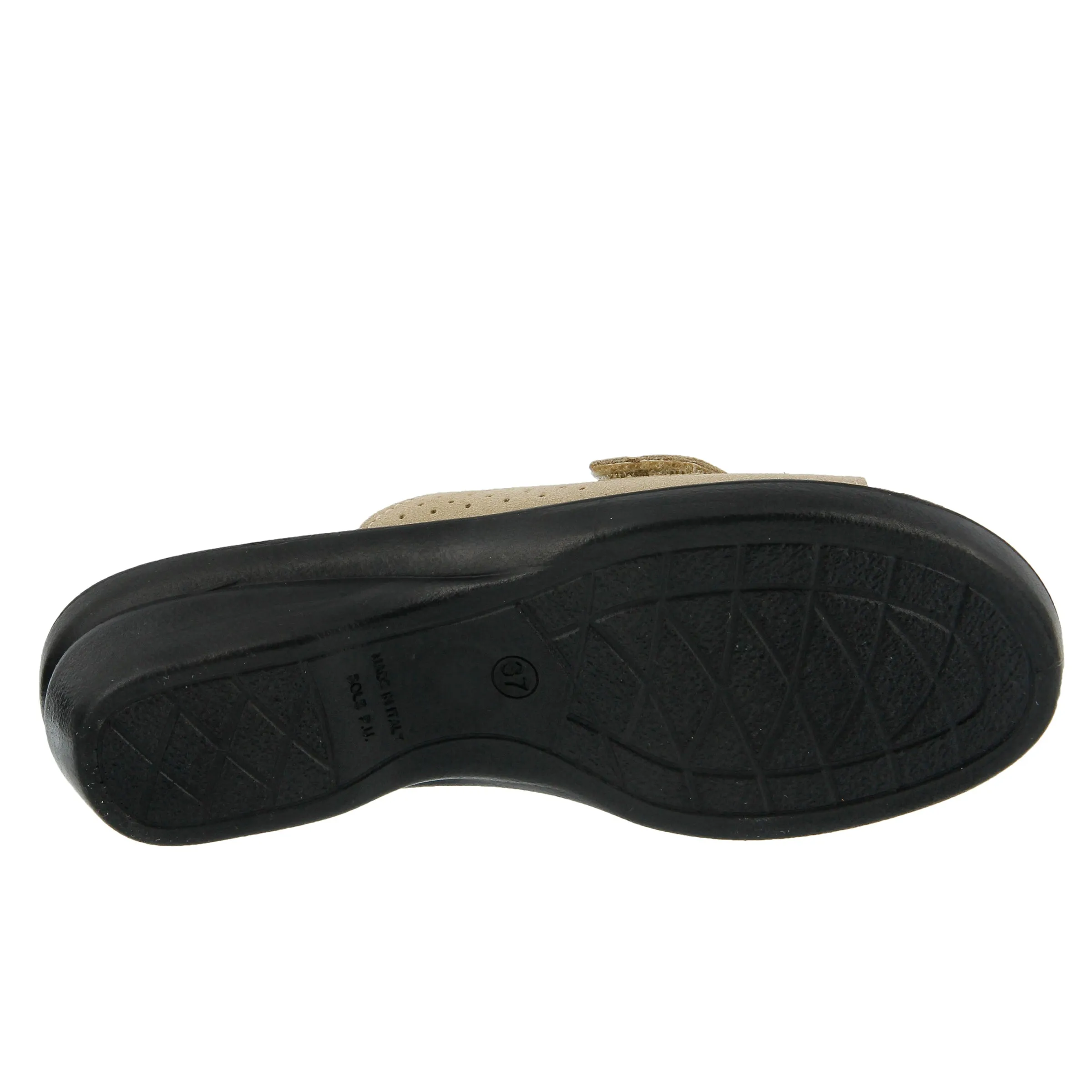 Spring Step Shoes  Flexus Kea Slide Sandal Women’s Suede Leather Made In Italy