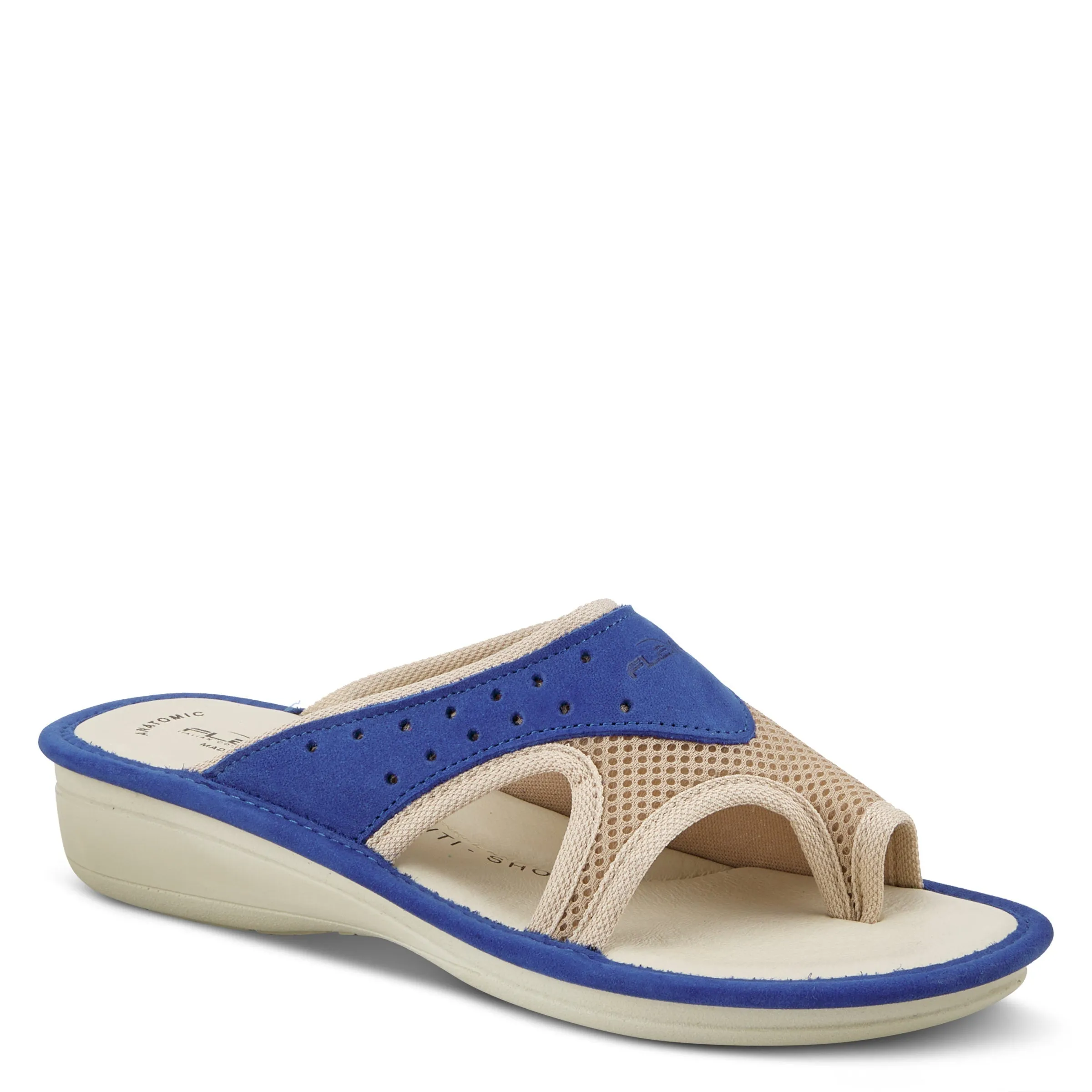 Spring Step Shoes  Flexus Pascalle Slide Sandal Women’s Nubuck Leather 1.5"