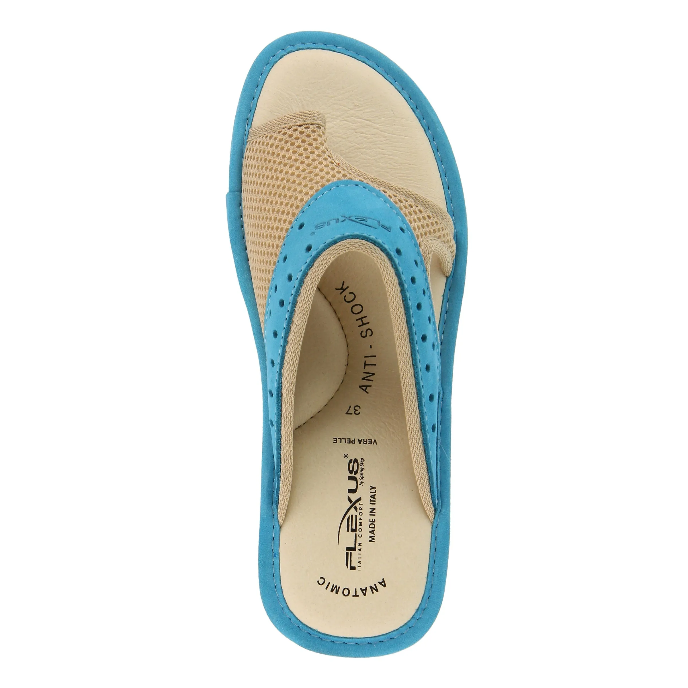 Spring Step Shoes  Flexus Pascalle Slide Sandal Women’s Nubuck Leather 1.5"