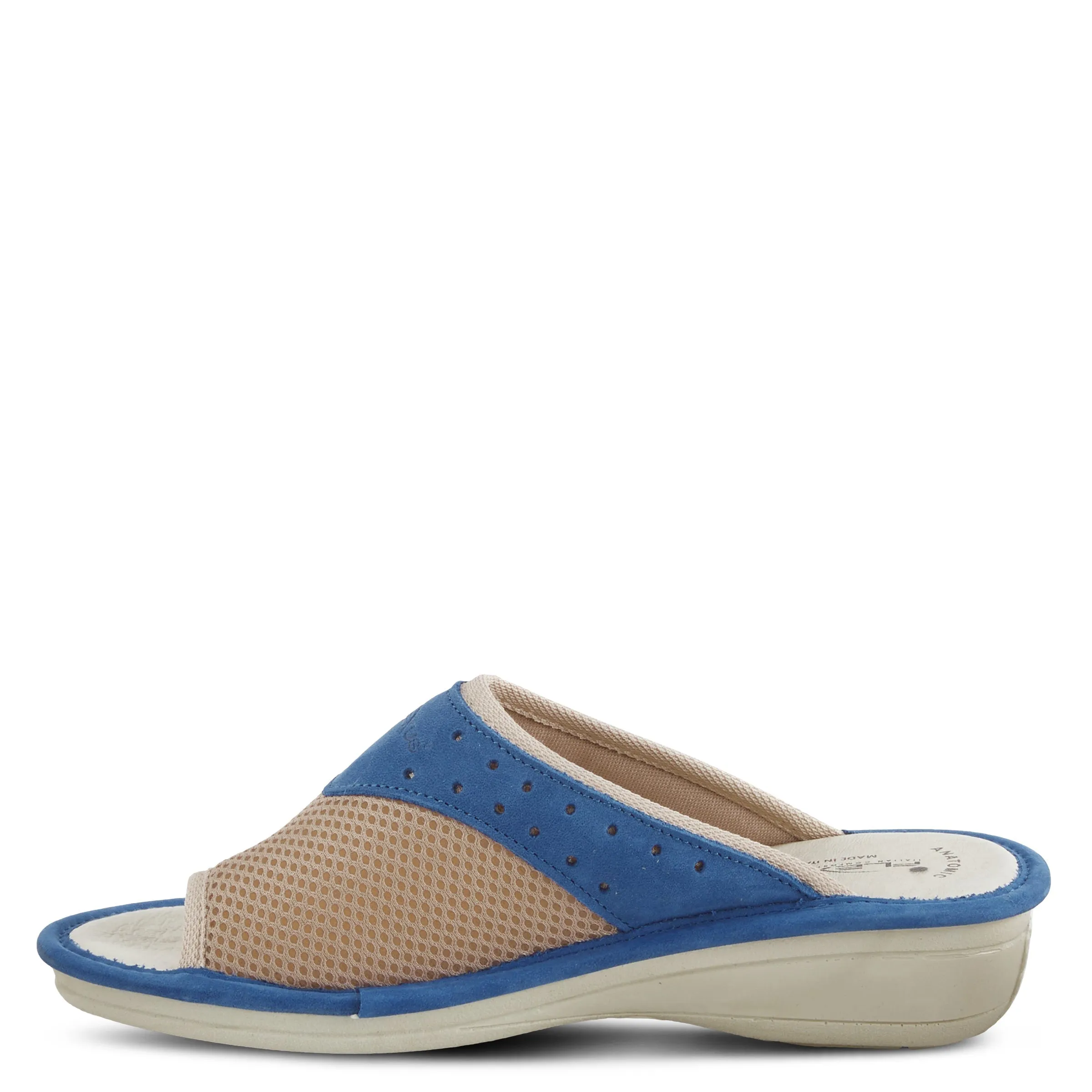 Spring Step Shoes  Flexus Pascalle Slide Sandal Women’s Nubuck Leather 1.5"