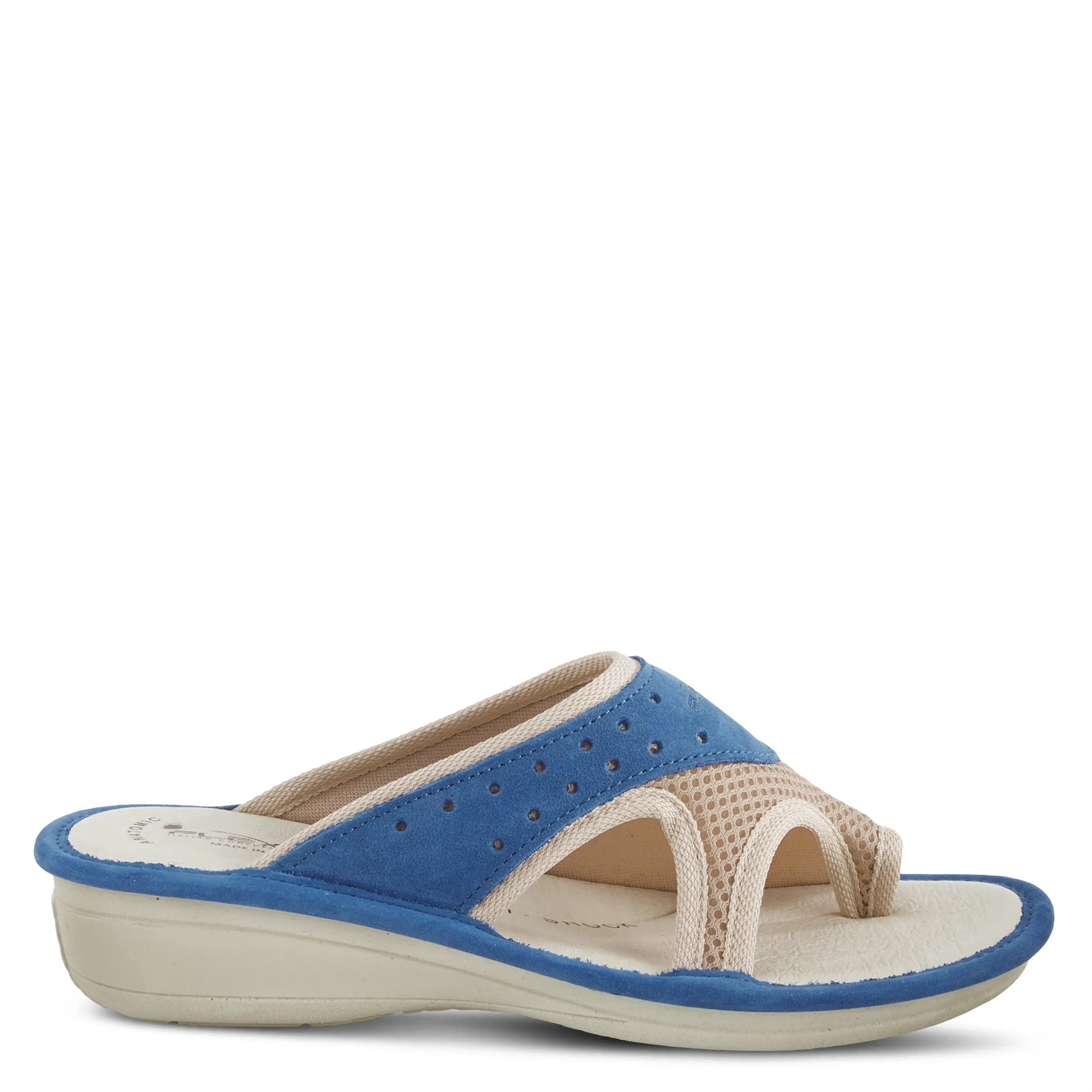 Spring Step Shoes  Flexus Pascalle Slide Sandal Women’s Nubuck Leather 1.5"