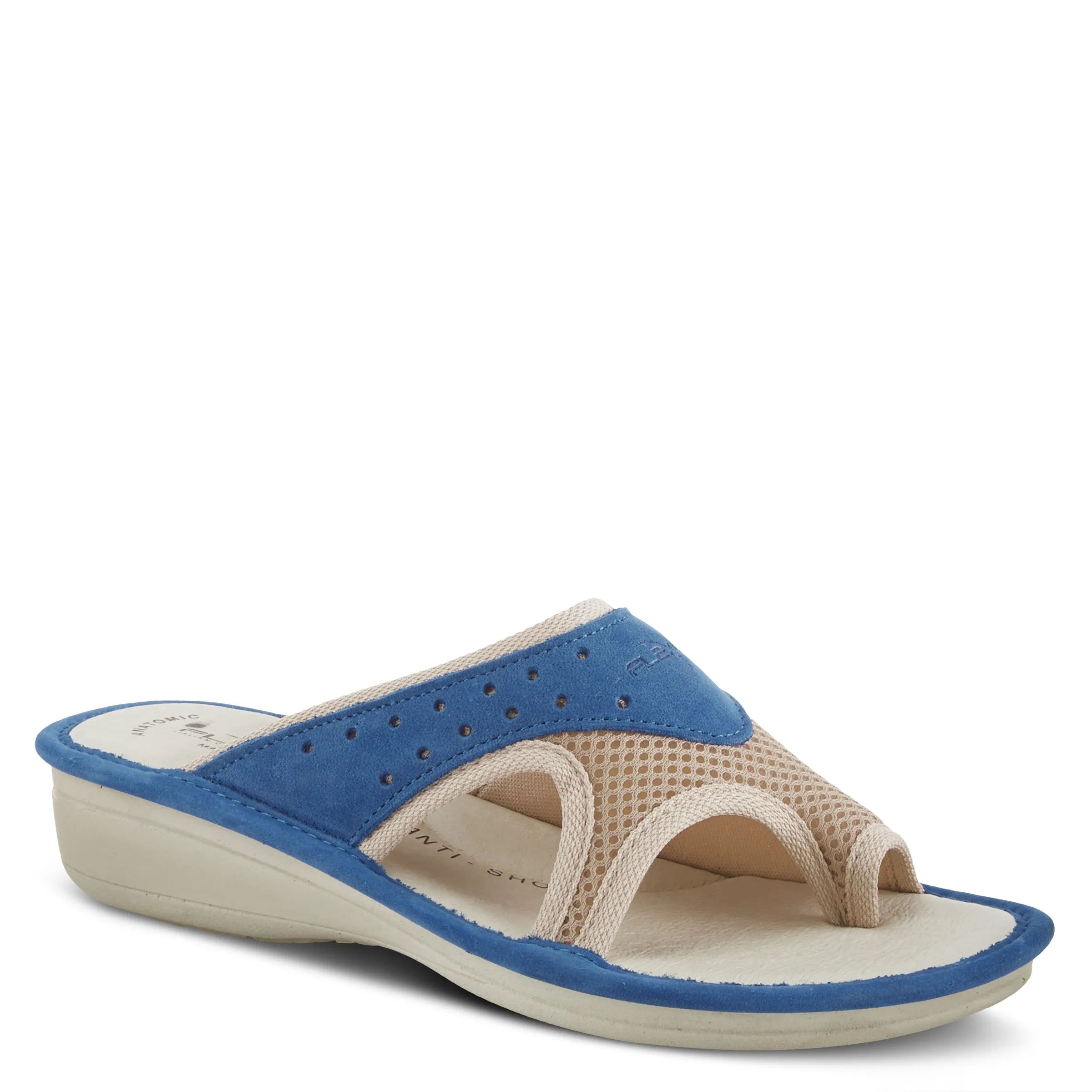 Spring Step Shoes  Flexus Pascalle Slide Sandal Women’s Nubuck Leather 1.5"