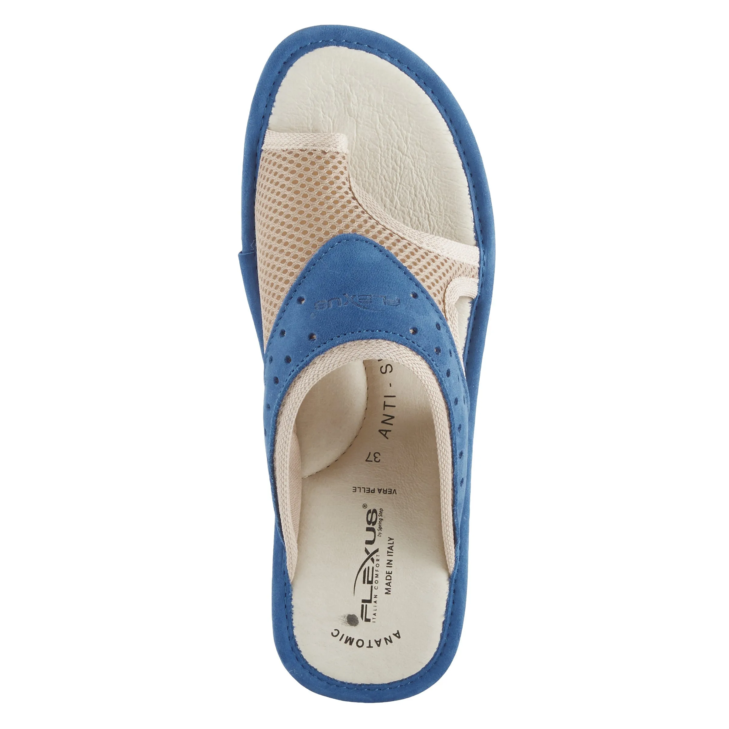 Spring Step Shoes  Flexus Pascalle Slide Sandal Women’s Nubuck Leather 1.5"