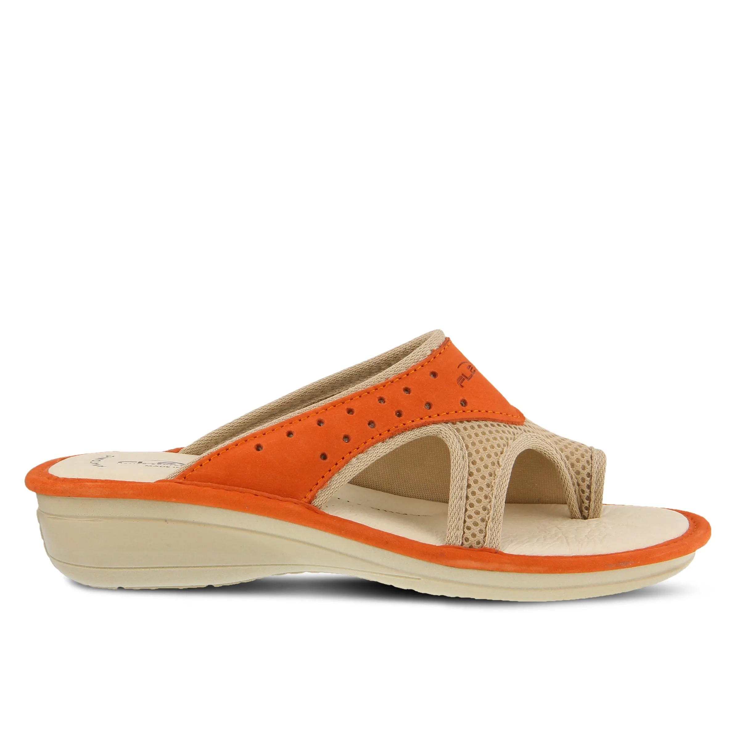 Spring Step Shoes  Flexus Pascalle Slide Sandal Women’s Nubuck Leather 1.5"