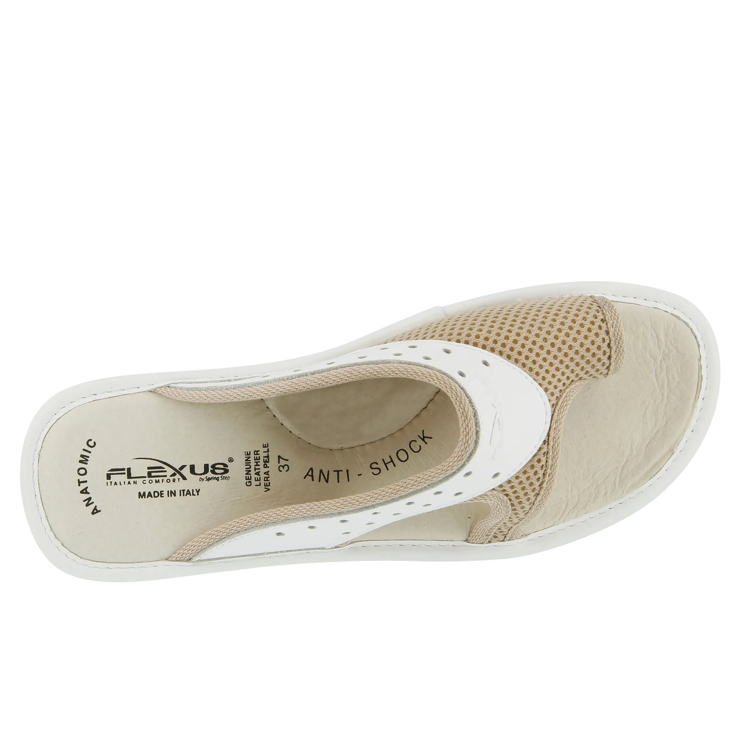 Spring Step Shoes  Flexus Pascalle Slide Sandal Women’s Nubuck Leather 1.5"