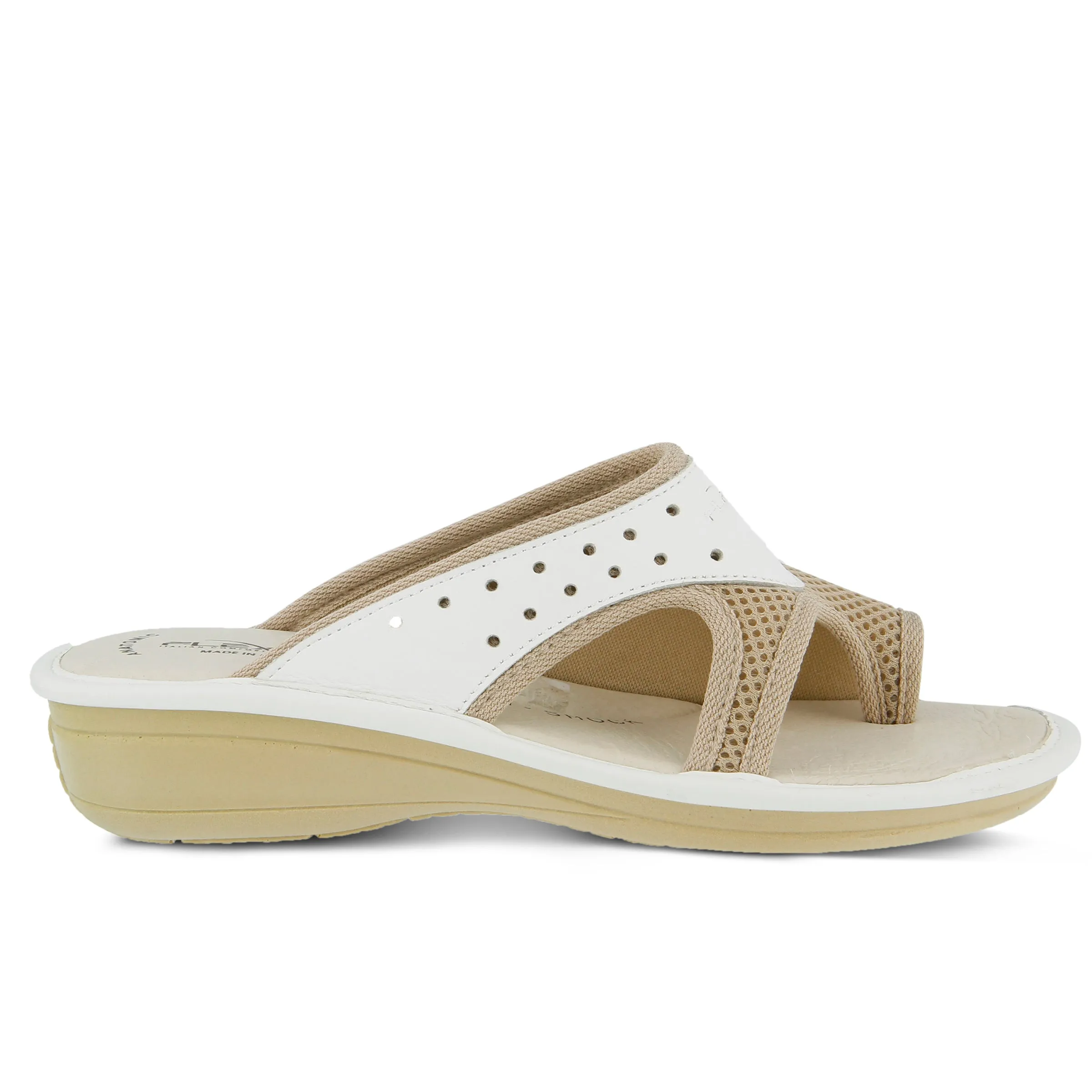 Spring Step Shoes  Flexus Pascalle Slide Sandal Women’s Nubuck Leather 1.5"