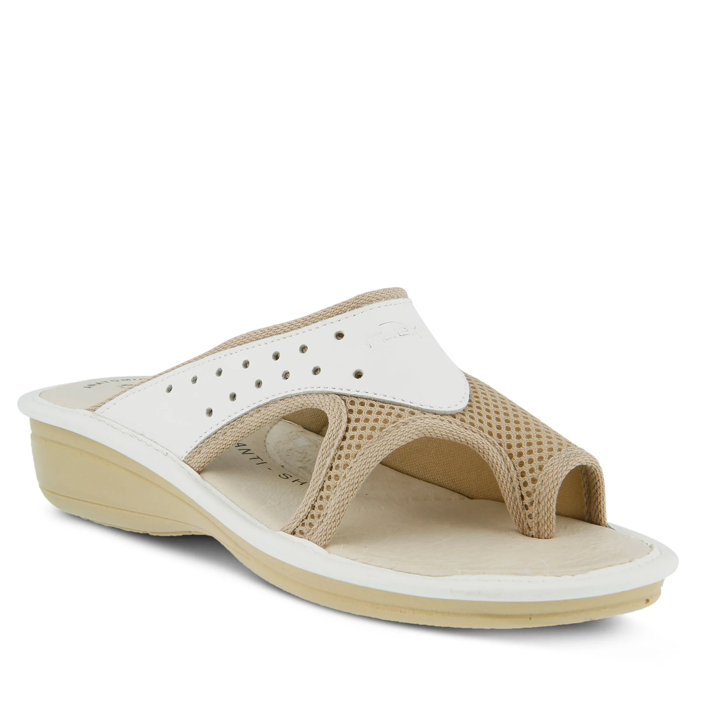 Spring Step Shoes  Flexus Pascalle Slide Sandal Women’s Nubuck Leather 1.5"