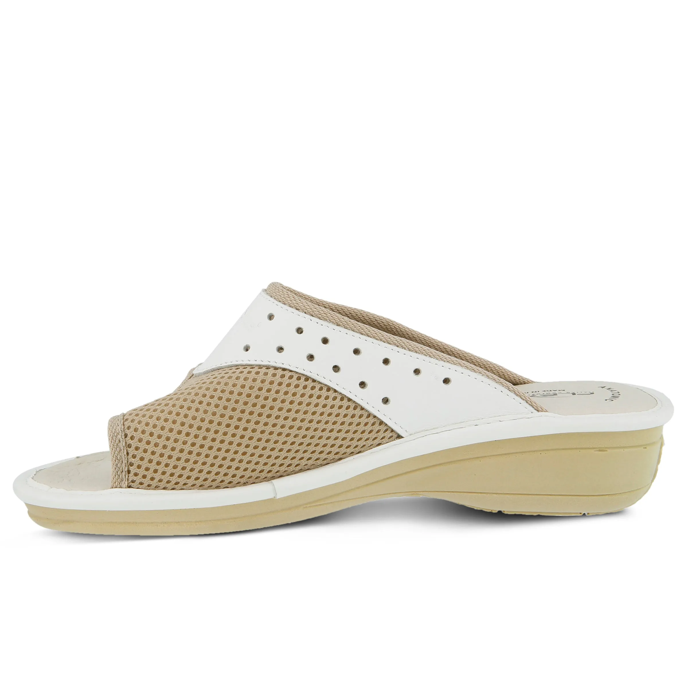 Spring Step Shoes  Flexus Pascalle Slide Sandal Women’s Nubuck Leather 1.5"