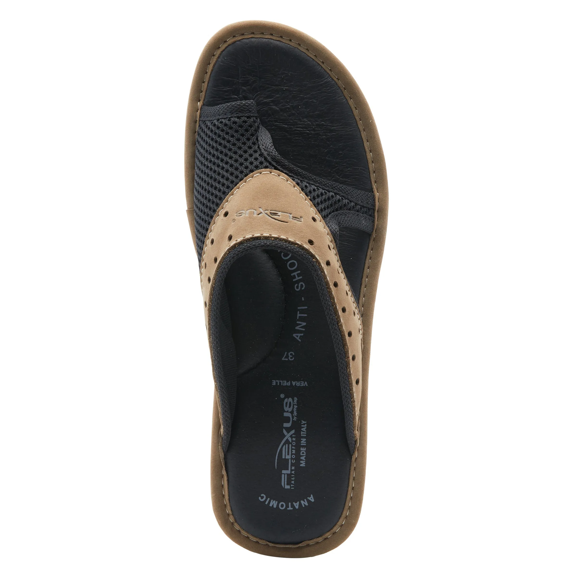 Spring Step Shoes  Flexus Pascalle Slide Sandal Women’s Nubuck Leather 1.5"