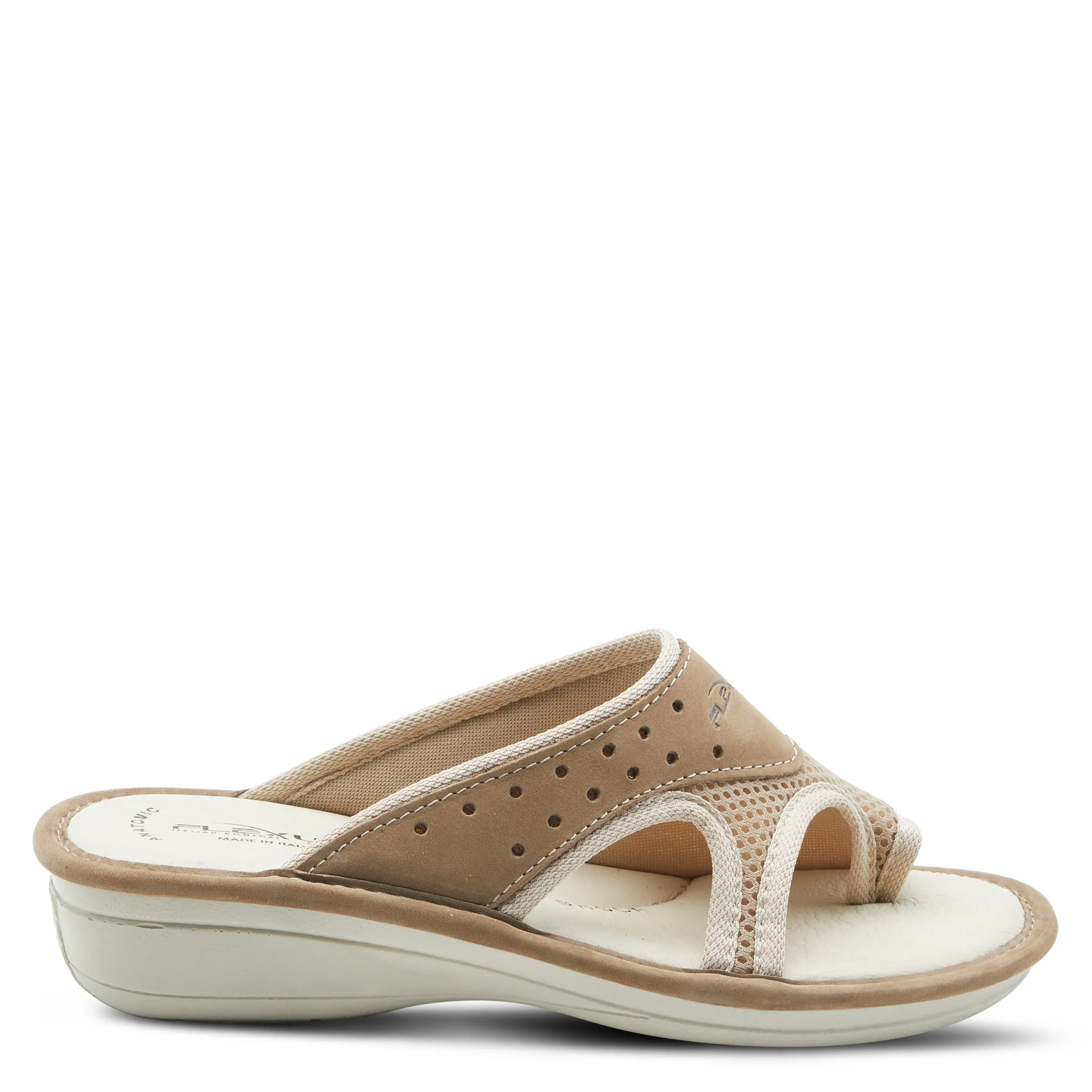Spring Step Shoes  Flexus Pascalle Slide Sandal Women’s Nubuck Leather 1.5"