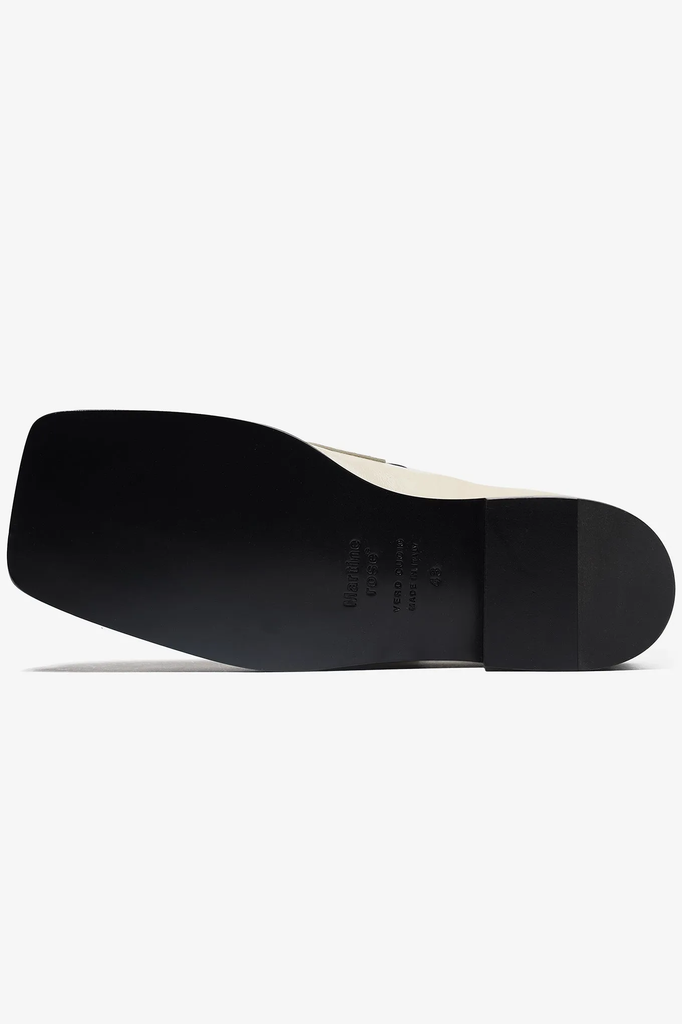 SQUARE TOE MULE