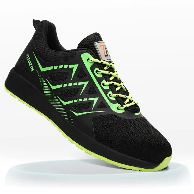 Steel Toe Shoes for Men Women Waterproof Safety Proof Comfortable Lightweight Puncture Slip on Indestructible Work Sneakers