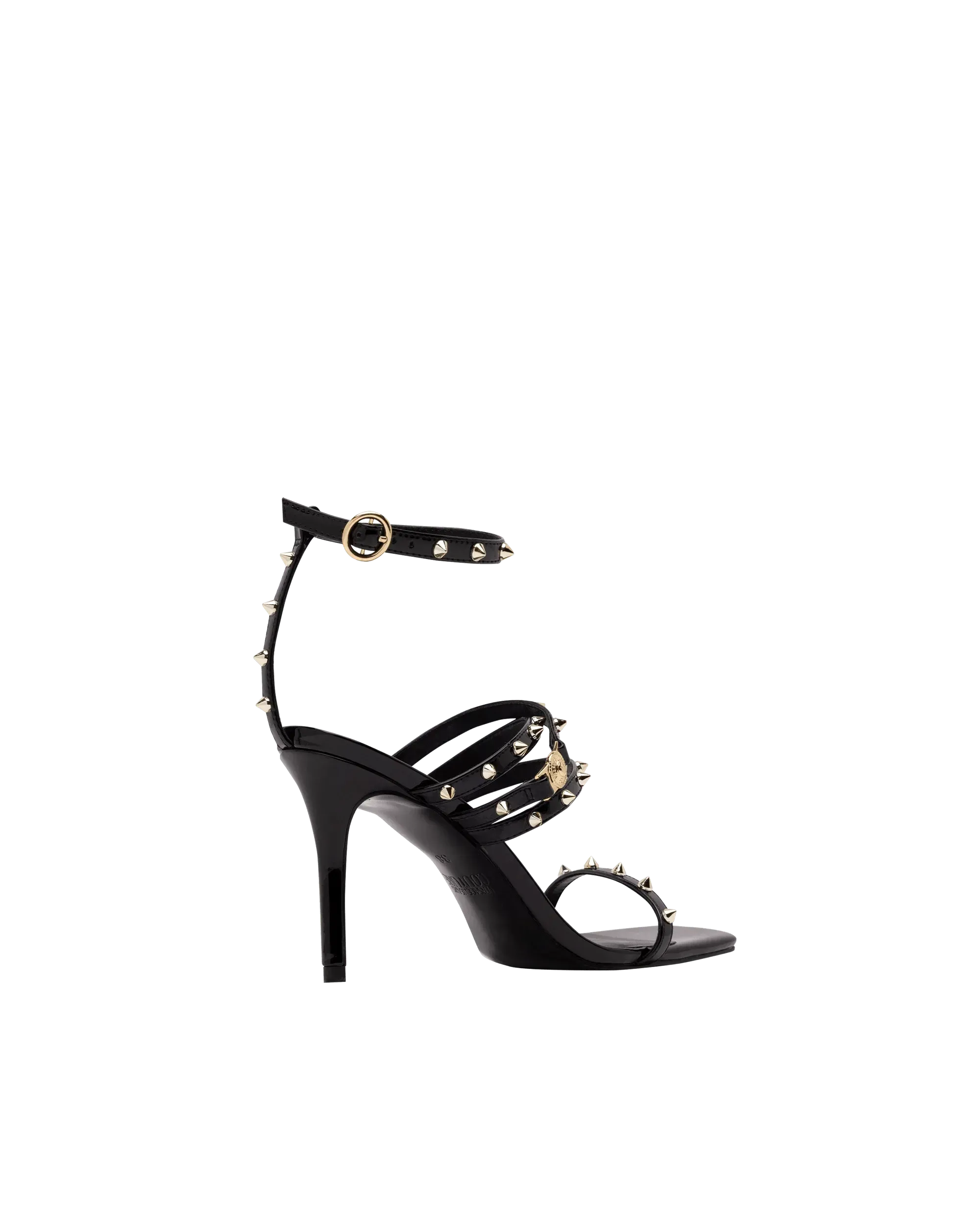 Studded Ankle Strap Sandals