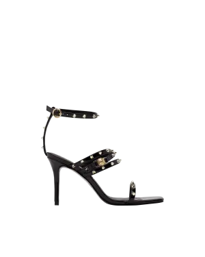 Studded Ankle Strap Sandals