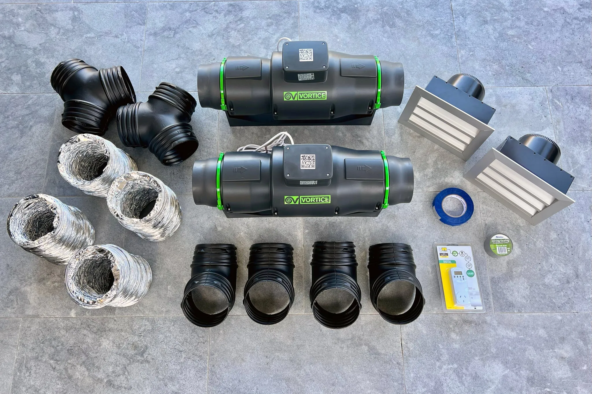 Super Quiet Energy Saving Sub Floor Ventilation Kits (EC Motors)